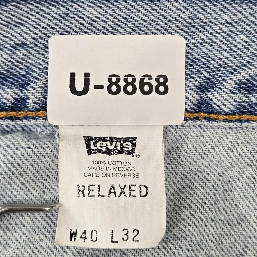 VINTAGE Levi's 540 Men Jeans 40X32‎ Blue Denim Tapered Relaxed 32